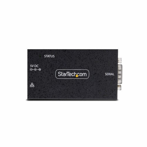 StarTech.com I13-SERIAL-ETHERNET serial converter/repeater/isolator RS-232 RJ-45 Black