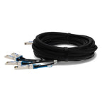 AddOn Networks ADD-QCISPA-PDAC5M InfiniBand/fibre optic cable 196.9" (5 m) QSFP+ 4x SFP+ Black