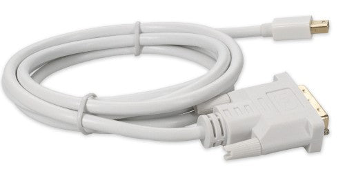 AddOn Networks MDP2DVIDMM6W video cable adapter 72" (1.83 m) Mini DisplayPort DVI-D White
