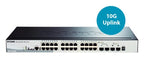 D-Link DGS-1510-28P network switch Managed L3 Gigabit Ethernet (10/100/1000) Power over Ethernet (PoE) Black