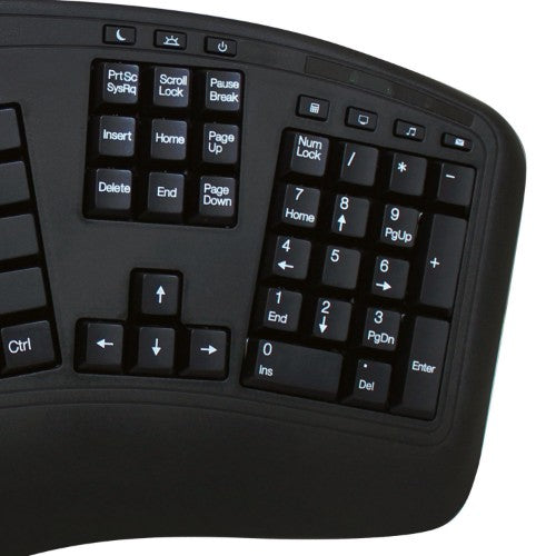 Adesso WKB-1500GB keyboard Mouse included Home/Office RF Wireless QWERTY US English Black