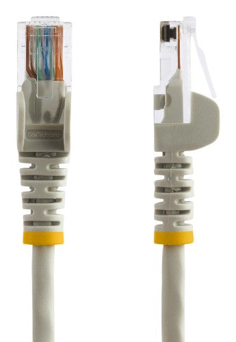 StarTech.com 25 ft Gray Snagless Category 5e (350 MHz) UTP Patch Cable networking cable 300" (7.62 m)