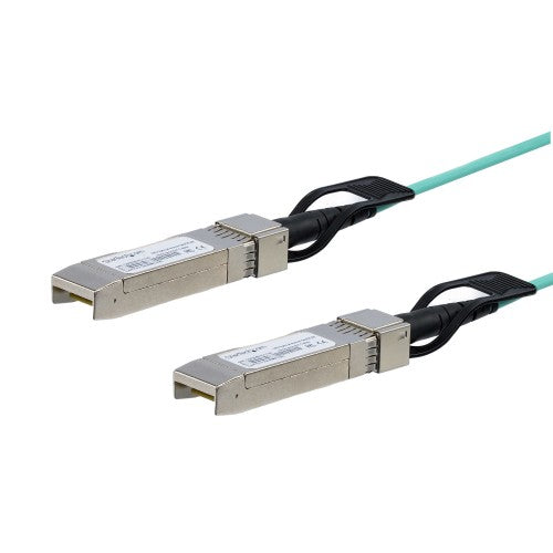 StarTech.com SFP10GAOC5M InfiniBand/fibre optic cable 196.9" (5 m) SFP+ Turquoise