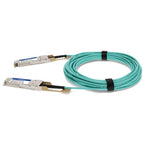 AddOn Networks ADD-Q28CIQ28HPA-O15M InfiniBand/fibre optic cable 590.6" (15 m) QSFP28 AOC Aqua color