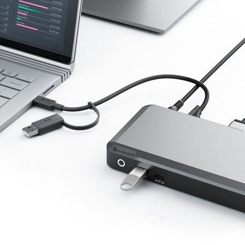 ALOGIC DX2 Wired USB 3.2 Gen 1 (3.1 Gen 1) Type-C Black, Gray