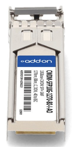 AddOn Networks CWDM-SFP10G-1270-80-I-AO network transceiver module Fiber optic 10000 Mbit/s SFP+ 1270 nm