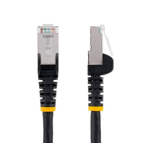 StarTech.com NLBK-8F-CAT6A-PATCH networking cable Black 94.5" (2.4 m) S/FTP (S-STP) Round