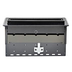 StarTech.com BOX4MODULE cable organizer Desk Cable box Black 1 pc(s)