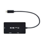 Eaton U444-06NHDV4K6B interface hub USB Type-C Black