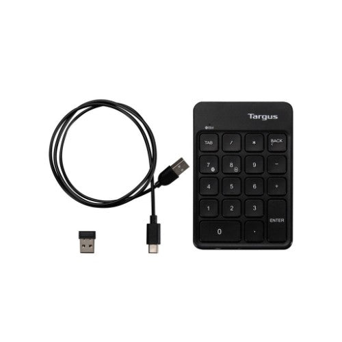 Targus EcoSmart numeric keypad Universal Bluetooth/USB/RF Wireless Black