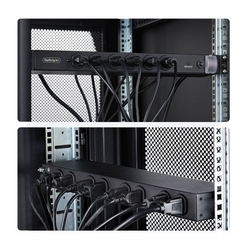 StarTech.com 1415B8H-RACK-PDU-SP power distribution unit (PDU) 14 AC outlet(s) 1U Black