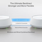 TP-Link DECO BE25(1-PACK) mesh wi-fi system Dual-band (2.4 GHz / 5 GHz) Wi-Fi 7 (802.11be) White 2 Internal