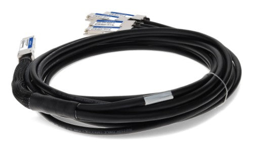 AddOn Networks Q400G-4Q56G-PDAC3M-AO InfiniBand/fibre optic cable 118.1" (3 m) QSFP-DD 4x QSFP56 Twinax Black
