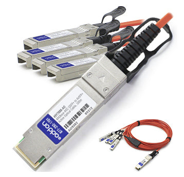 AddOn Networks 7m QSFP+ - 4xSFP+ InfiniBand/fibre optic cable 275.6" (7 m) QSFP+ 4xSFP+ Orange