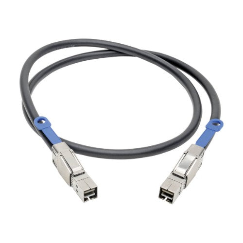 Tripp Lite S528-01M Serial Attached SCSI (SAS) cable 39.4" (1 m) 12 Gbit/s Black, Blue, Metallic