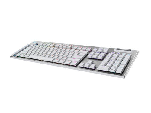 Logitech G 920-012685 keyboard Gaming RF Wireless + Bluetooth QWERTY English White