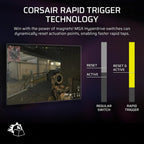 Corsair CH-91E911G-NA keyboard Gaming USB QWERTY US English Black
