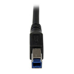 StarTech.com USB 3.0A - USB 3.0B, 1m USB cable USB 3.2 Gen 1 (3.1 Gen 1) 39.4" (1 m) USB A Micro-USB B 5 Gbit/s Black