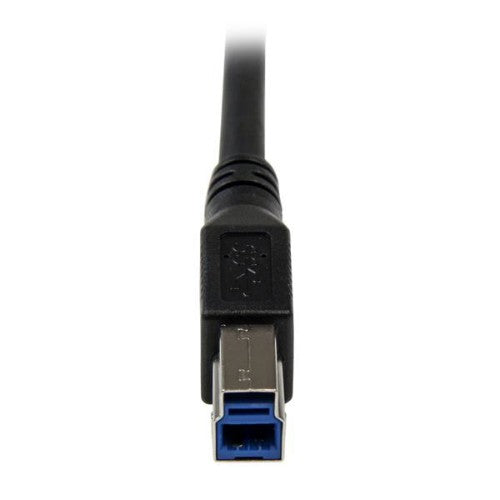 StarTech.com USB 3.0A - USB 3.0B, 1m USB cable USB 3.2 Gen 1 (3.1 Gen 1) 39.4" (1 m) USB A Micro-USB B 5 Gbit/s Black