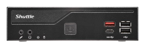 Shuttle Slim PC DH810 1.35L sized PC Black LGA 1851 (Socket V1)