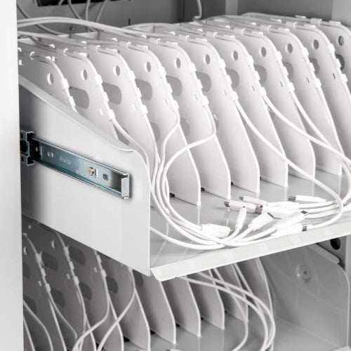 Rocstor VT0018-S1 portable device management cart/cabinet Black, Silver