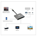 Adesso AUH-4010 notebook dock/port replicator USB 3.2 Gen 1 (3.1 Gen 1) Type-C Gray