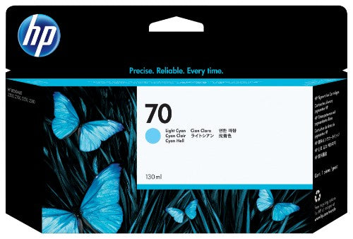 C9390A (70) Ink cartridge bright cyan, 130ml