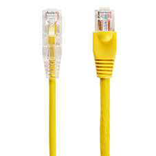 Black Box C6APC28-YL-01 networking cable Yellow 11.8" (0.3 m) Cat6a U/UTP (UTP)