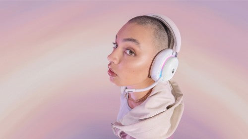Logitech G 981-001082 headphones/headset Wireless Head-band Gaming Bluetooth White