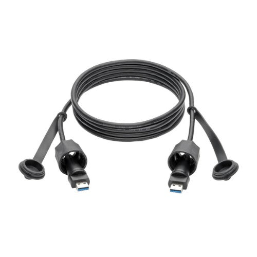Tripp Lite USB-A Male to USB-A Male Cable, SuperSpeed, 3.0/3.1, Industrial, IP67, Shielded, 1.83 m