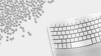 Logitech Wave Keys keyboard Universal RF Wireless + Bluetooth QWERTY English White