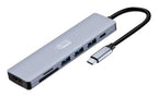 Adesso AUH-4025 laptop dock/port replicator Wired USB 3.2 Gen 2 (3.1 Gen 2) Type-C Aluminum
