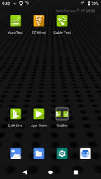 NetAlly INCLUDES: LINKRUNNER AT 1500 TESTER, POWER SUPPLY WITH REGIONAL POWER PLUGS, WIR network analyzer Green