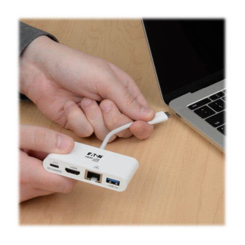 Tripp Lite U444-06N-HGU-C USB graphics adapter 1920 x 1080 pixels White