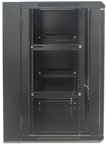 Intellinet 712019 rack cabinet 15U Wall mounted rack Black