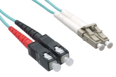 Axiom LCSC10GA-40M-AX InfiniBand/fibre optic cable 1574.8" (40 m) 2x LC 2x SC OFNR Aqua color