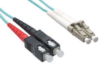 Axiom LCSC10GA-15M-AX InfiniBand/fibre optic cable 590.6" (15 m) 2x LC 2x SC OFNR Aqua color