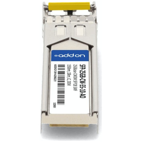 AddOn Networks SFP-25GB-CW-55-10-AO network transceiver module Fiber optic 25000 Mbit/s SFP28 1550 nm