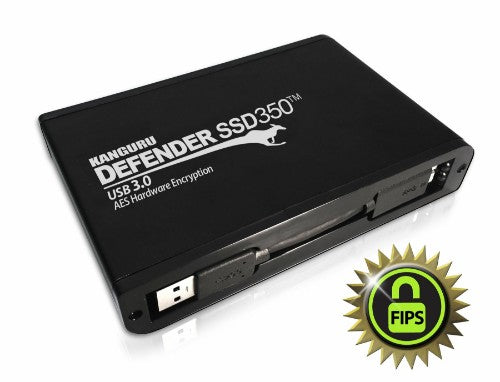iStorage Kanguru DEFENDER SSD350 2 TB Micro-USB B 3.2 Gen 1 (3.1 Gen 1) Black