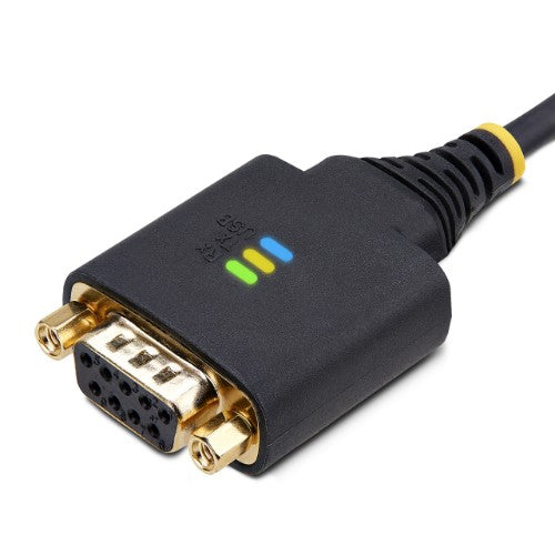 StarTech.com 1P6FFCN-USB-SERIAL serial cable Black 78.7" (2 m) USB Type-A DB-9