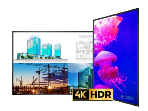 Planar Systems URX85 Digital signage flat panel 85" LCD 700 cd/m² 4K Ultra HD Black Built-in processor 24/7