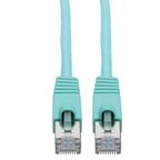 Tripp Lite N262-001-AQ networking cable Aqua color 12.2" (0.31 m) Cat6a S/UTP (STP)