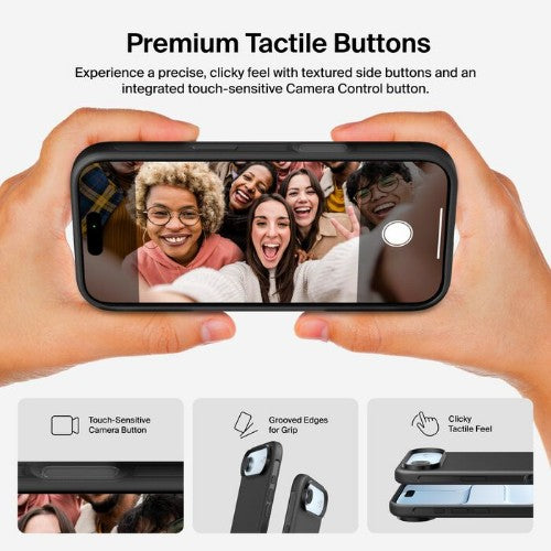 Belkin SheerForce Protect mobile phone case 6.5" Cover Black