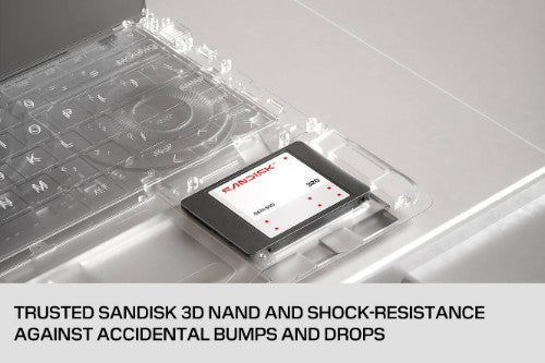 SanDisk SDSS31200TBB-000G0 internal solid state drive 2 TB 2.5" Serial ATA III 3D NAND