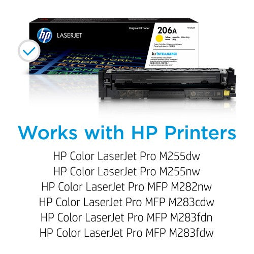 HP 206A Yellow Original LaserJet Toner Cartridge