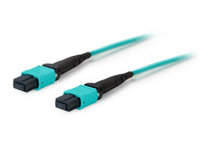 AddOn Networks 10m MPO/MPO InfiniBand/fibre optic cable 393.7" (10 m) MPO/MTP Blue
