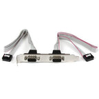 StarTech.com 2 IDC - 2 DB-9, F/M 2 x DB-9 2 x IDC Silver, White