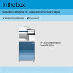 HP LaserJet Enterprise 8601z Multifunction Black and white Printer, Only Ethernet; Duplex; Copier, Scanner