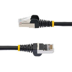 StarTech.com NLBK-20F-CAT6A-PATCH networking cable Black 240.2" (6.1 m) S/FTP (S-STP) Round