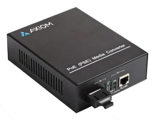 Axiom MCP32-T2-S3L10-AX network media converter 1250 Mbit/s 1310 nm Black